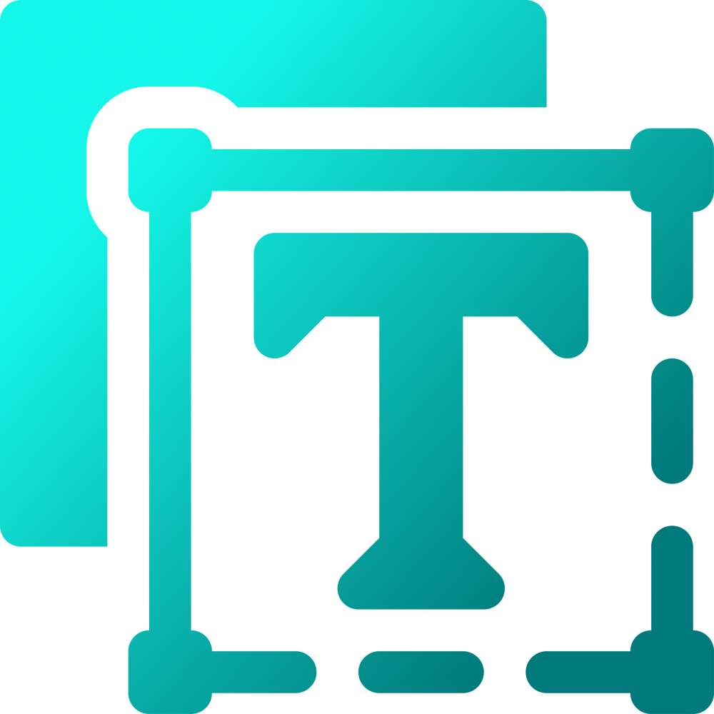 Text icons animations